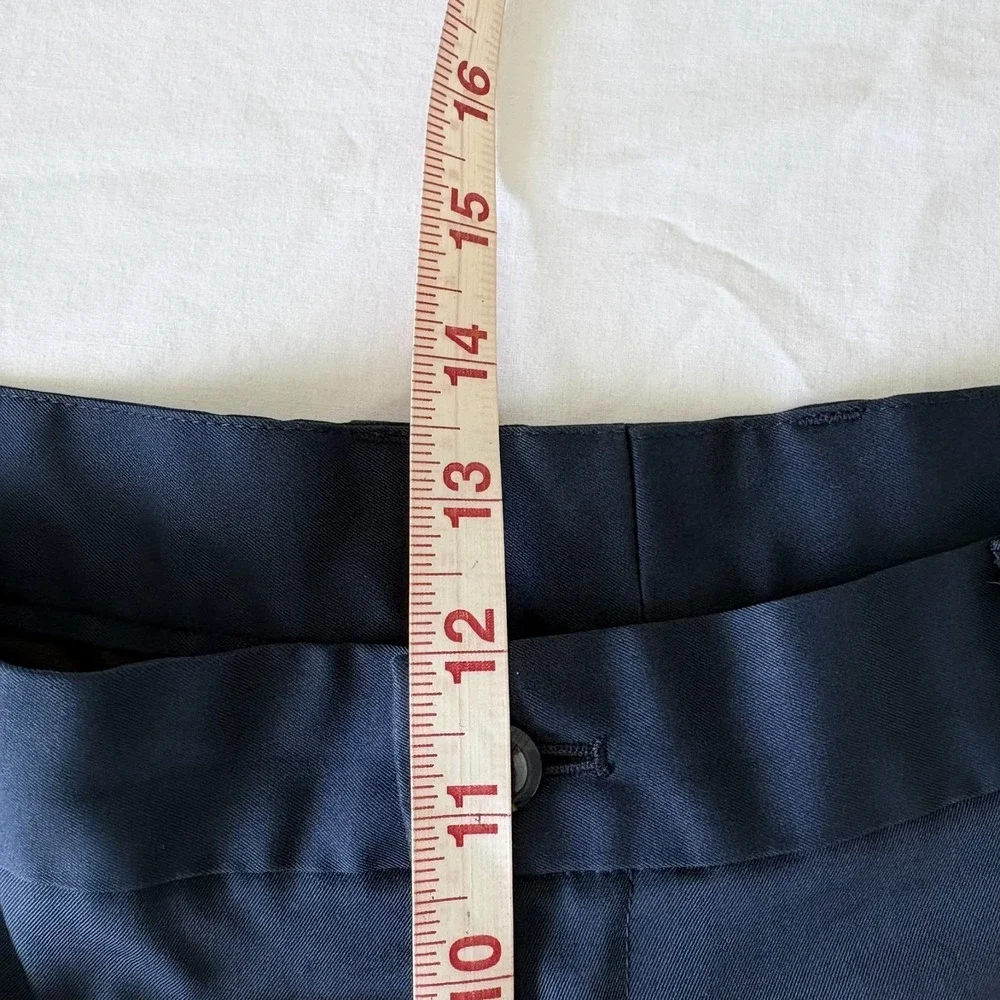 Slazenger Mens Navy Blue Flat Front Regular Fit Performance Golf Shorts Size 40